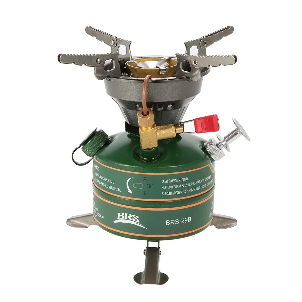 Portable Gasoline-burning Camping Furnace Cooker V221966