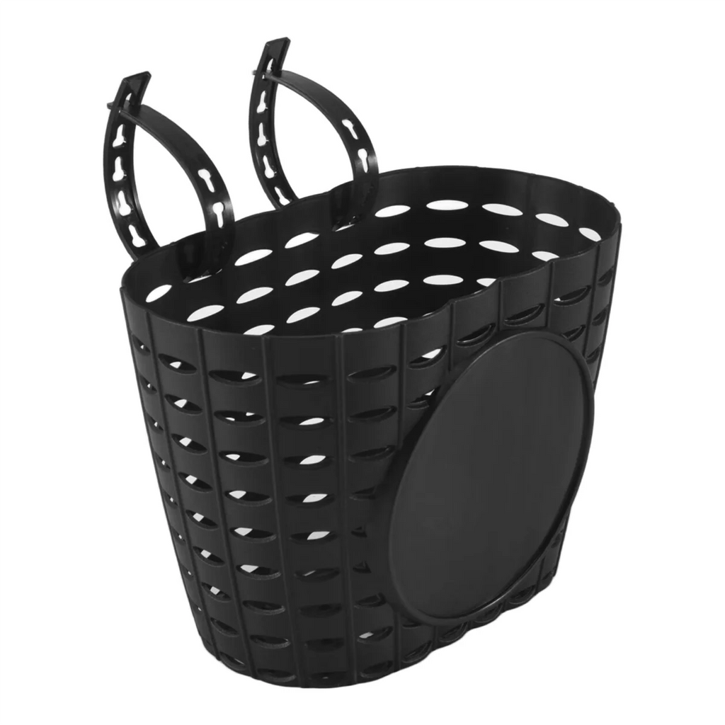 Black Plastic Kids Bike Basket J801