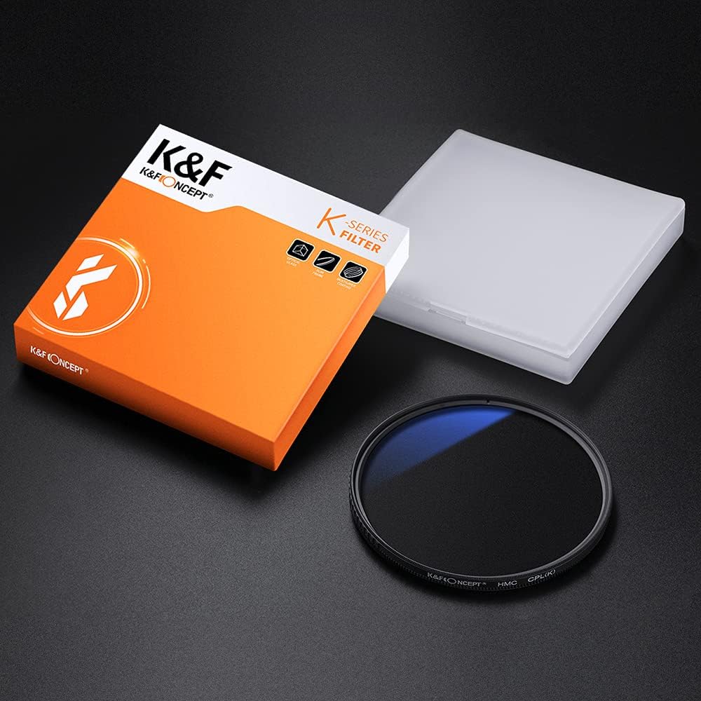 77mm Circular Polarizer Glass Filter Ultra-Slim, 18 Multi Layer Coatings, Pack of 2 Y629578