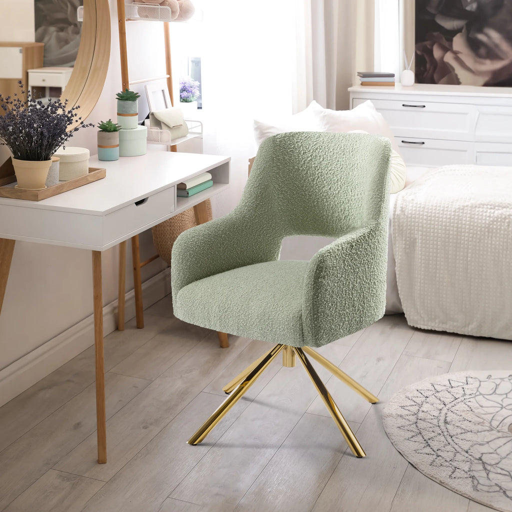 Desert Sage Boucle Accent Arm Chair L966