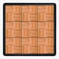 9 Piece Tap Dance Studio Floor Tile Kit with Edge Pieces C317096