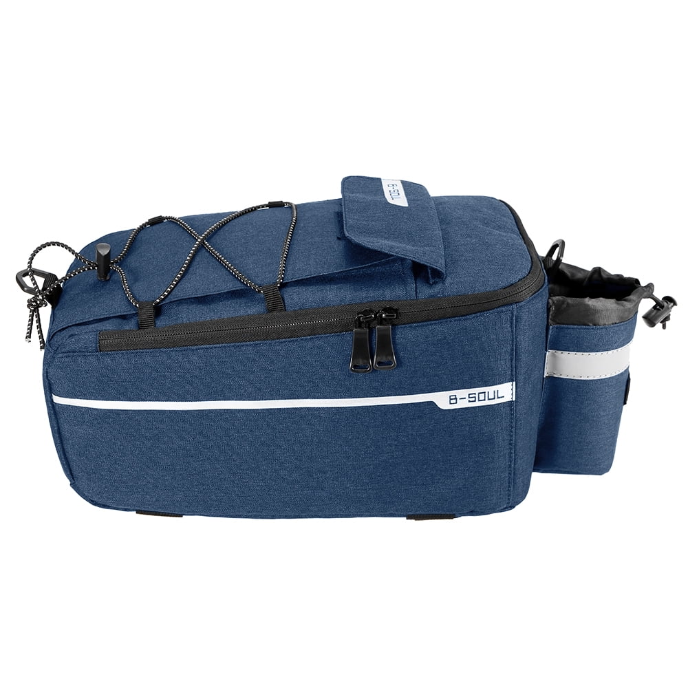 Insulated Trunk Cooler Bag Cycling Bicycle Rear Rack Storage Luggage Bag Reflective MTB Bike Pannier Bag Shoulder Bag I783