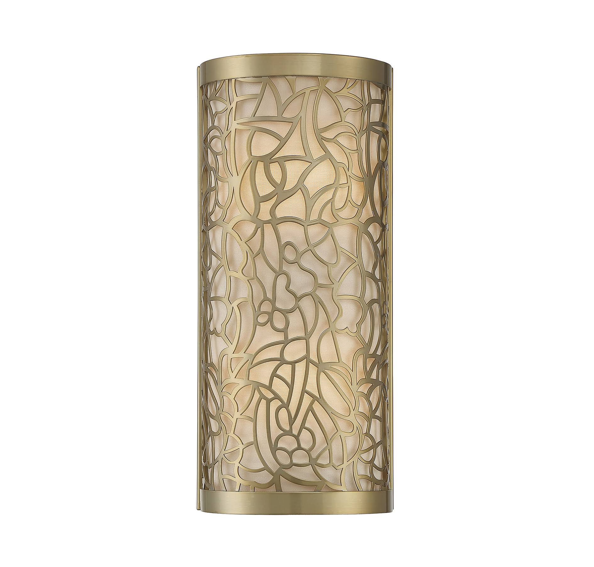 New Burnished Brass Sconce K683839