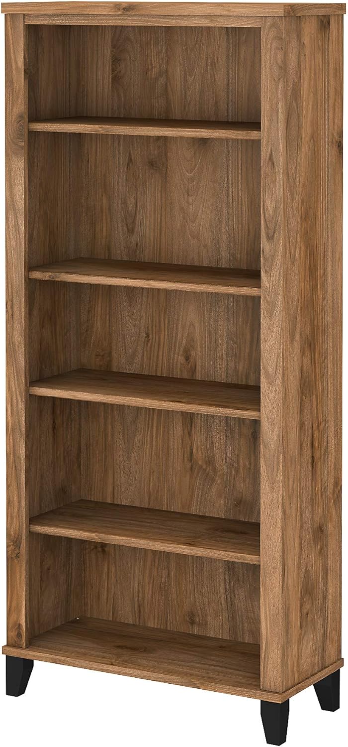 Ash Gray 5 Shelf Bookcase B72930