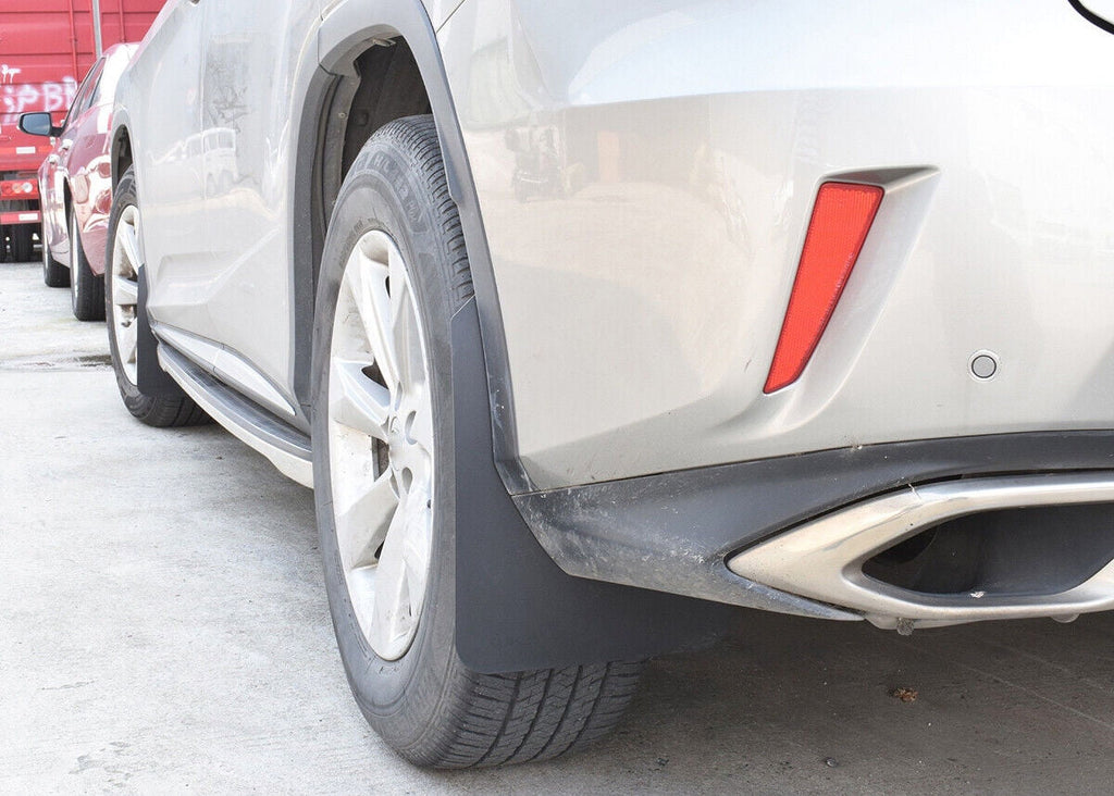 Black PP+TPO Plastic Mud Flaps for Car SUV Truck Y8223