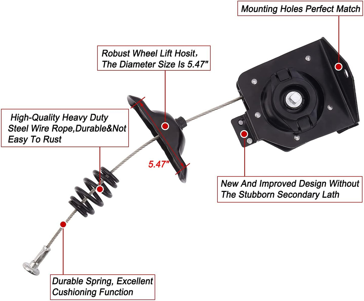 Spare Tire Hoist Assembly, Pack of 2 B569279