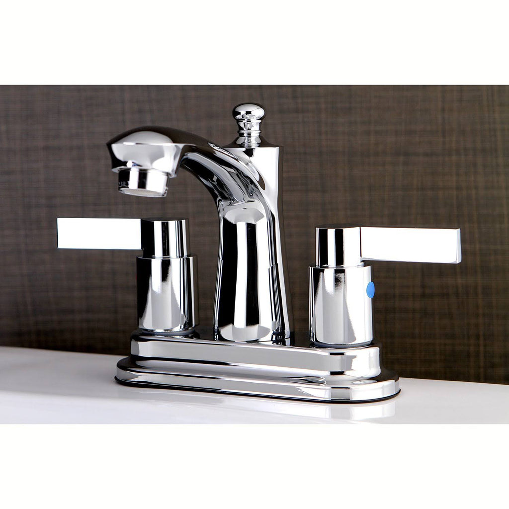 4x22 Centerset Bathroom Faucet, Polished Chrome F4991