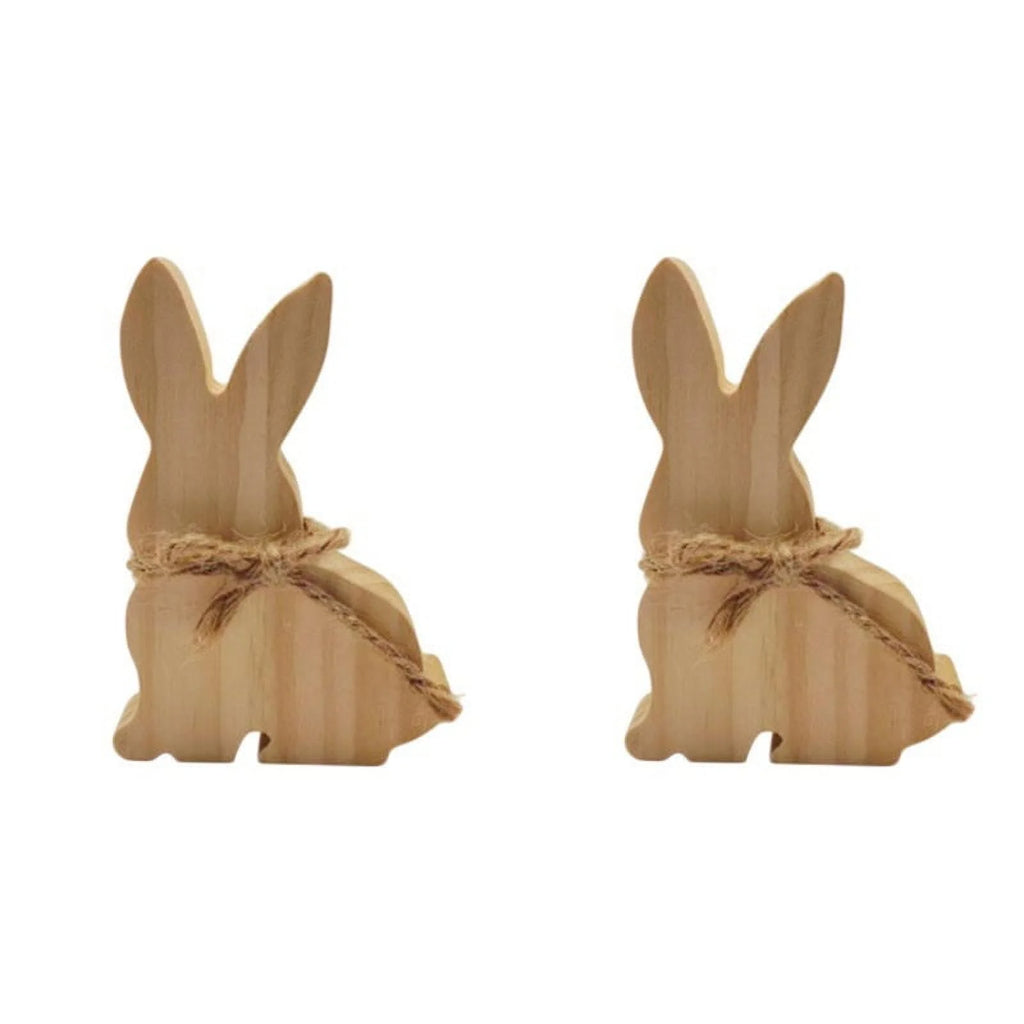 Easter Rabbit Wooden Ornaments R640