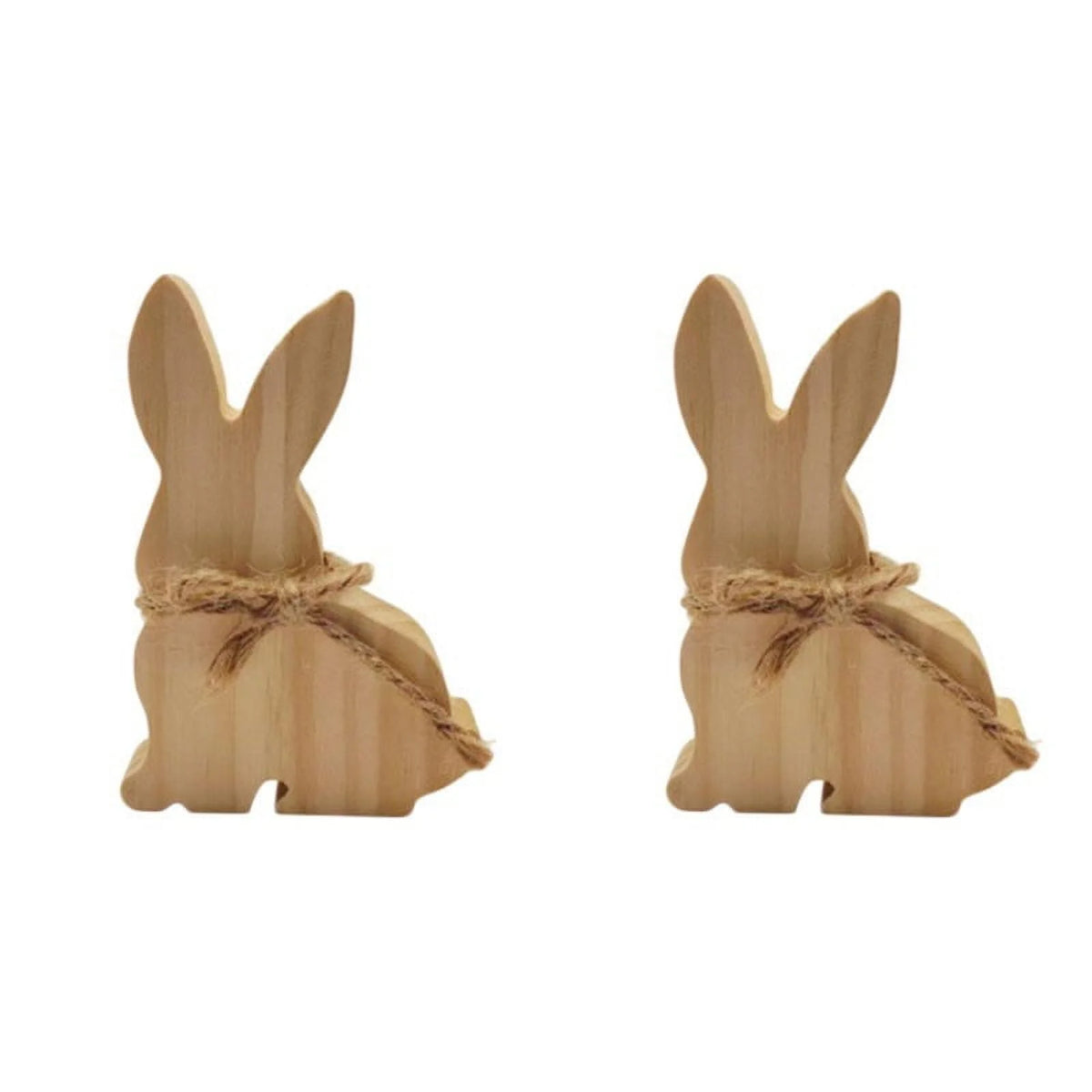 Easter Rabbit Wooden Ornaments R640