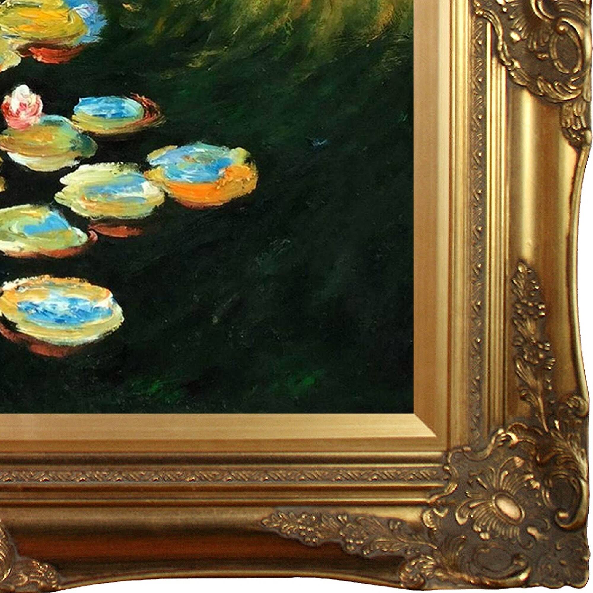 Water Lilies with Gold Frame G32674