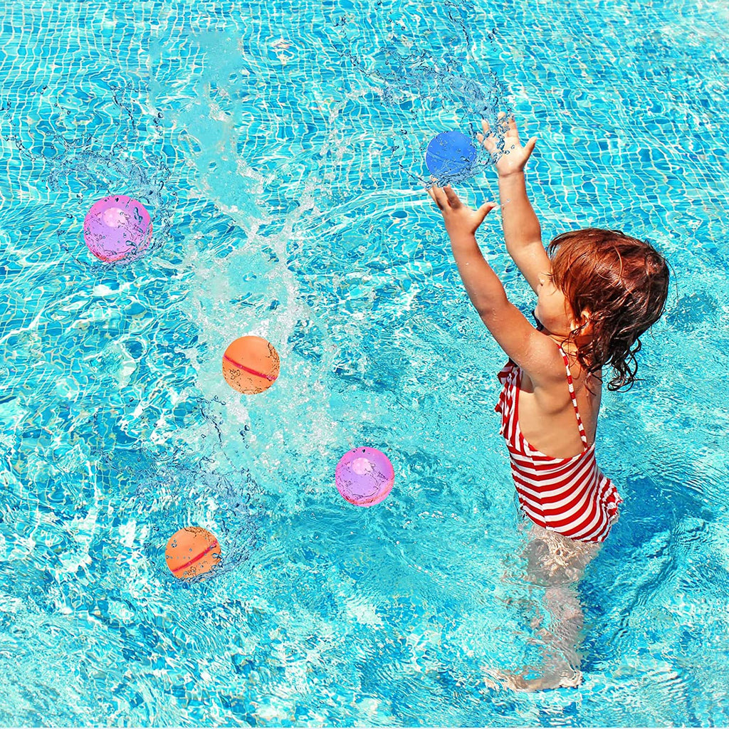 Reusable Water Balloons Pool Toys for Kids (6 pcs) S5828