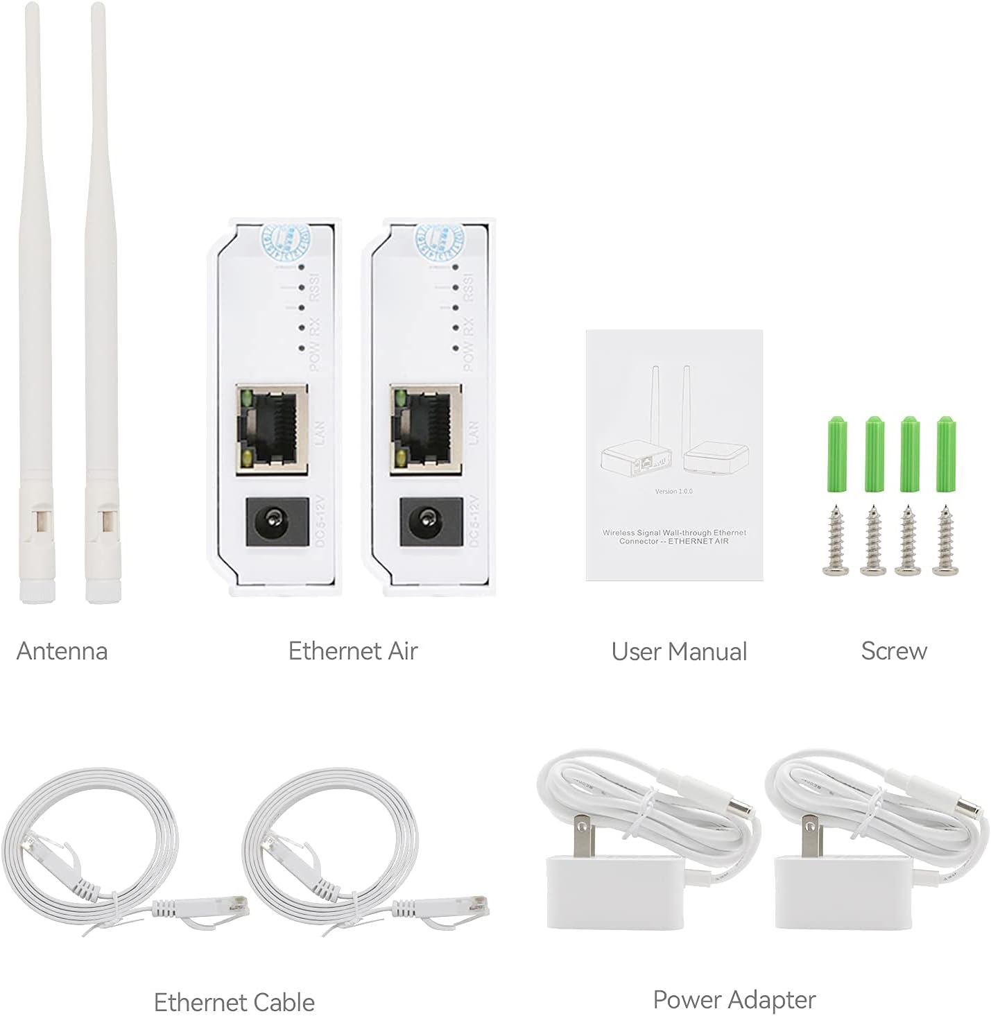 1000M WiFi Signal Extender Wireless Bridge Router I59723