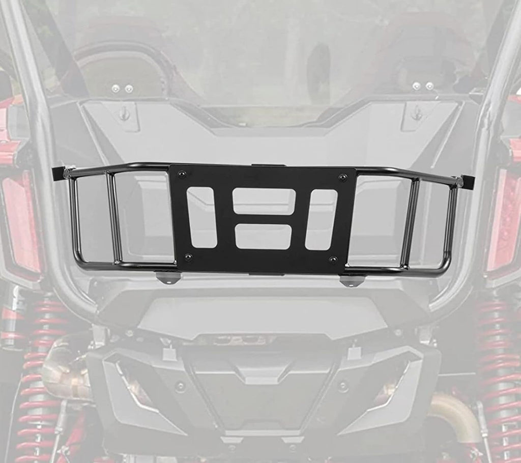Bed Enclosure Tailgate for Honda Talon 1000R / 1000X, Heavy Duty Steel Black Cargo Bed Rack Extender M774