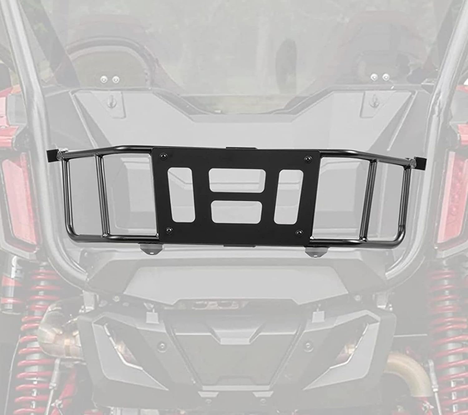 Bed Enclosure Tailgate for Honda Talon 1000R / 1000X, Heavy Duty Steel Black Cargo Bed Rack Extender M774