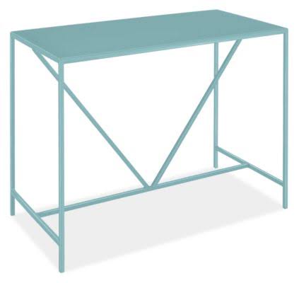Ocean Blue Slim Patio Bar Table E911208