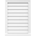 PVC Gable Vent with Brickmould U97451