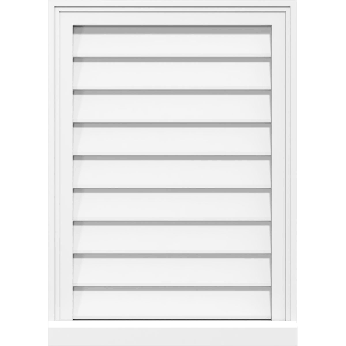 PVC Gable Vent with Brickmould U97451
