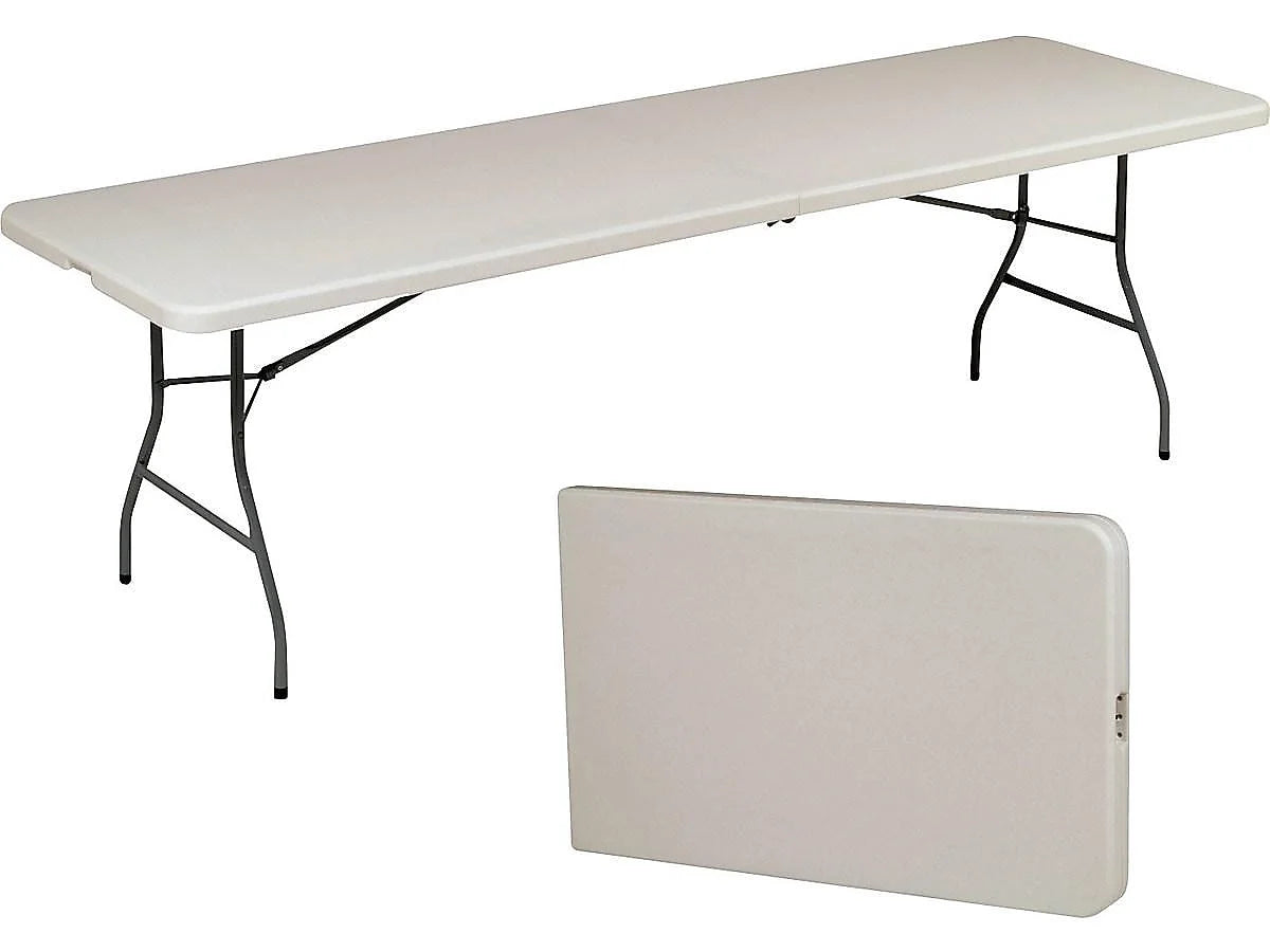 White Folding Table S204