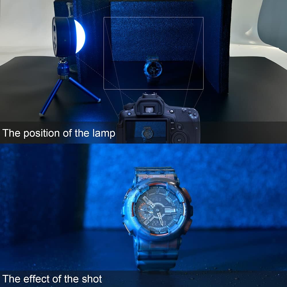 Mini RGB LED Light with APP Control, 2800K-10000K Dimmable Camera Video Lighting X659