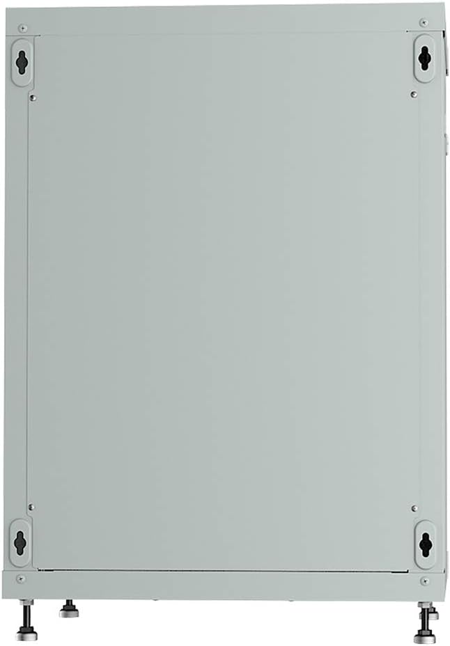 15U Wall Mount Gray IT Network Server Rack Cabinet Enclosure 24 Inch Depth U39152