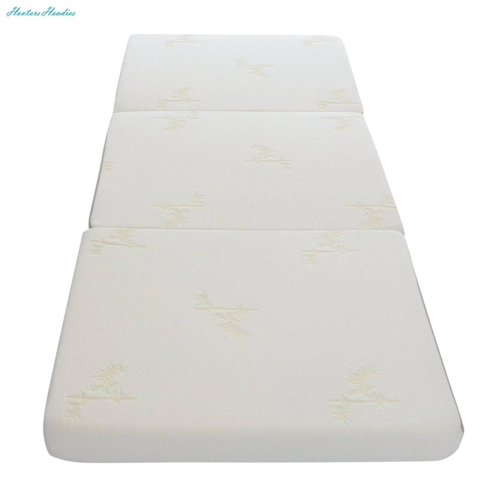 Tri Folding Mattress with Ultra Soft Removable Cover and Non-Slip Bottom N544966