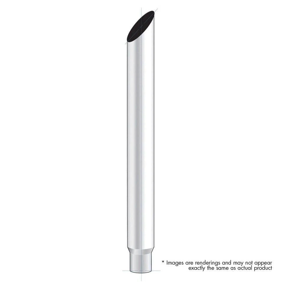 7x22 Mitred Reduce to 5x22 O.D. Bottom Exhaust - 60x22 L G3672