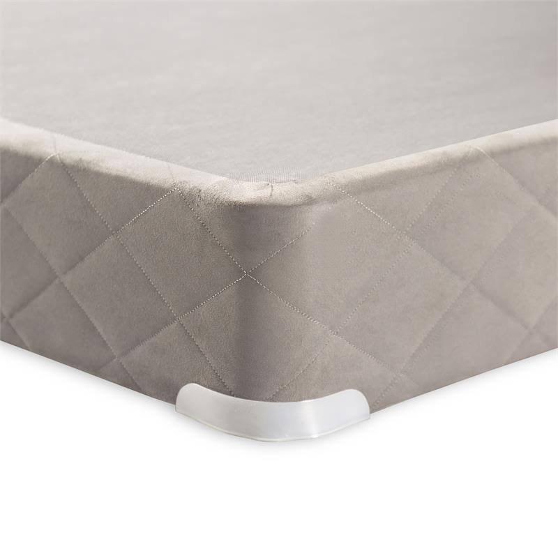 White Fabric King Tight Top Mattress W294