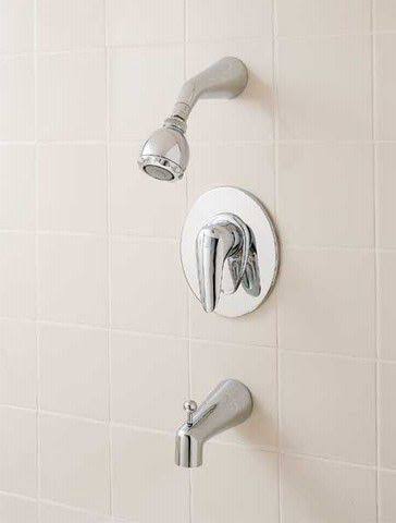 One Handle Tub and Shower Faucet in Polished Brass R583066