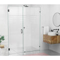 Matte Black Frameless Shower Door Z328