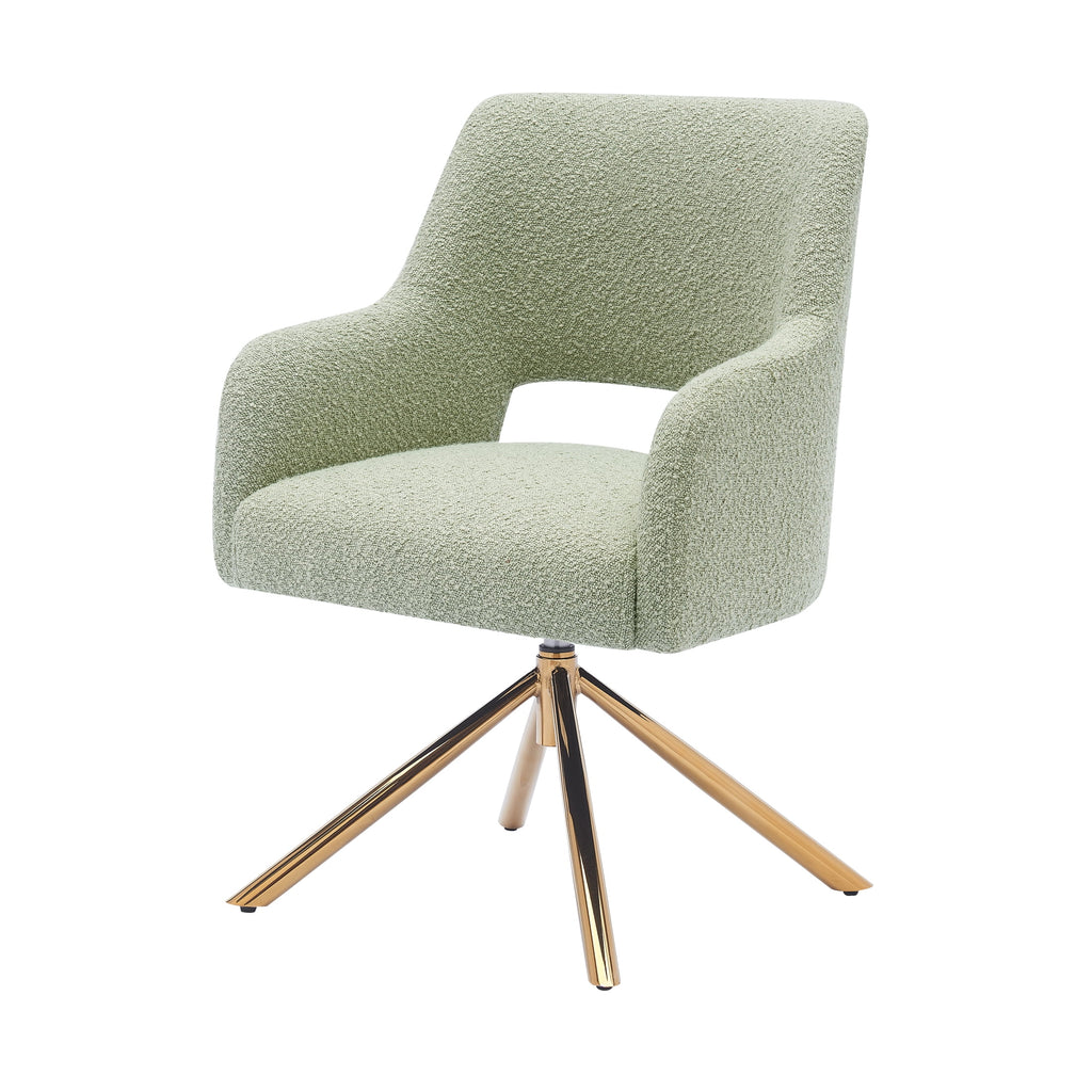 Desert Sage Boucle Accent Arm Chair L966