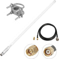 White 5.8 dBi 915Mhz Omni-Directional Antenna with 10ft KMR200 Cable U638