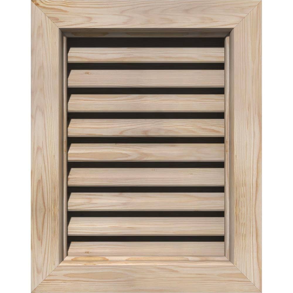 Unfinished Pine Gable Vent C81725
