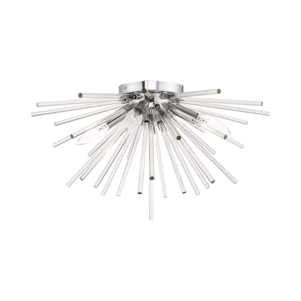 4 Light Satin Brass Ceiling Mount G720
