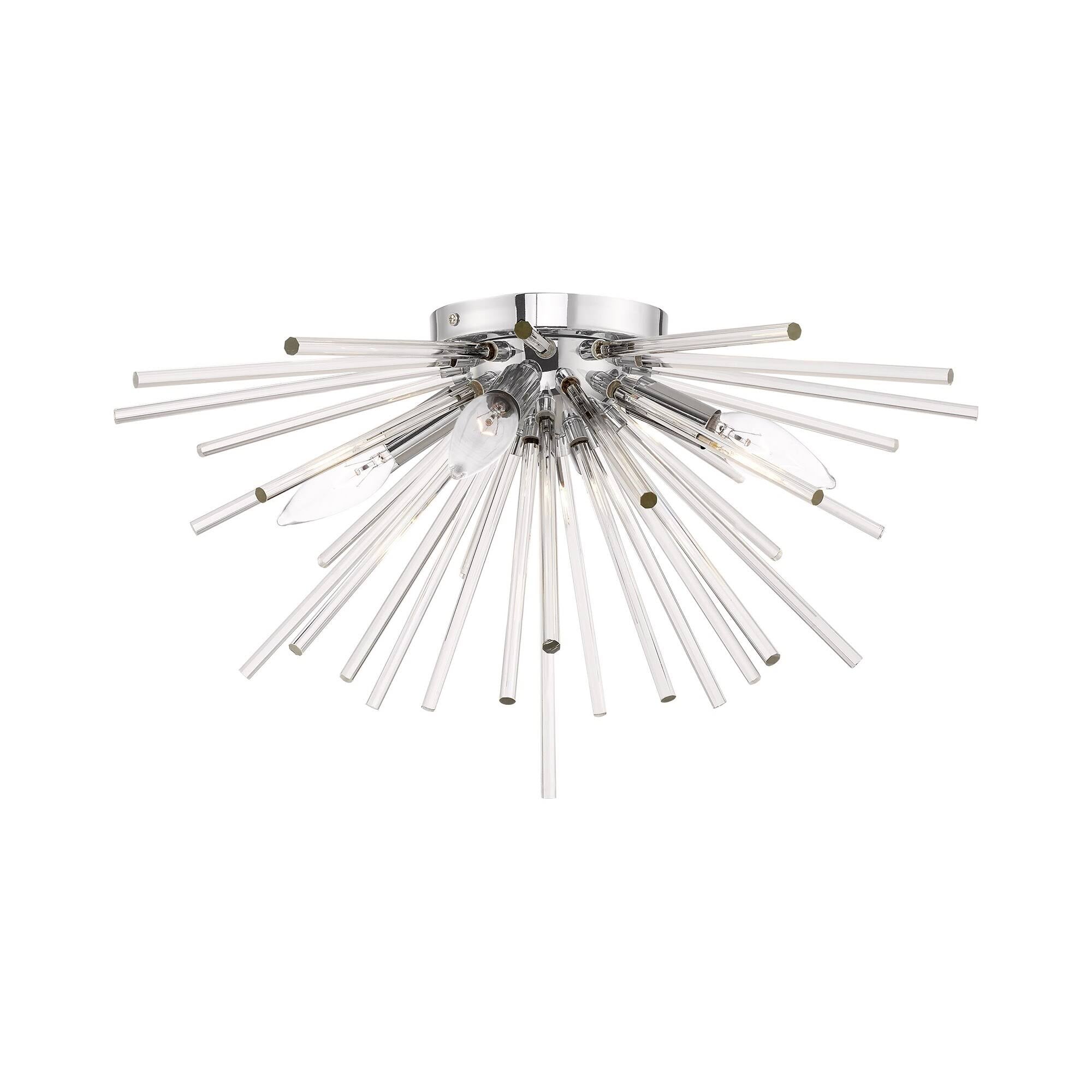 4 Light Satin Brass Ceiling Mount G720