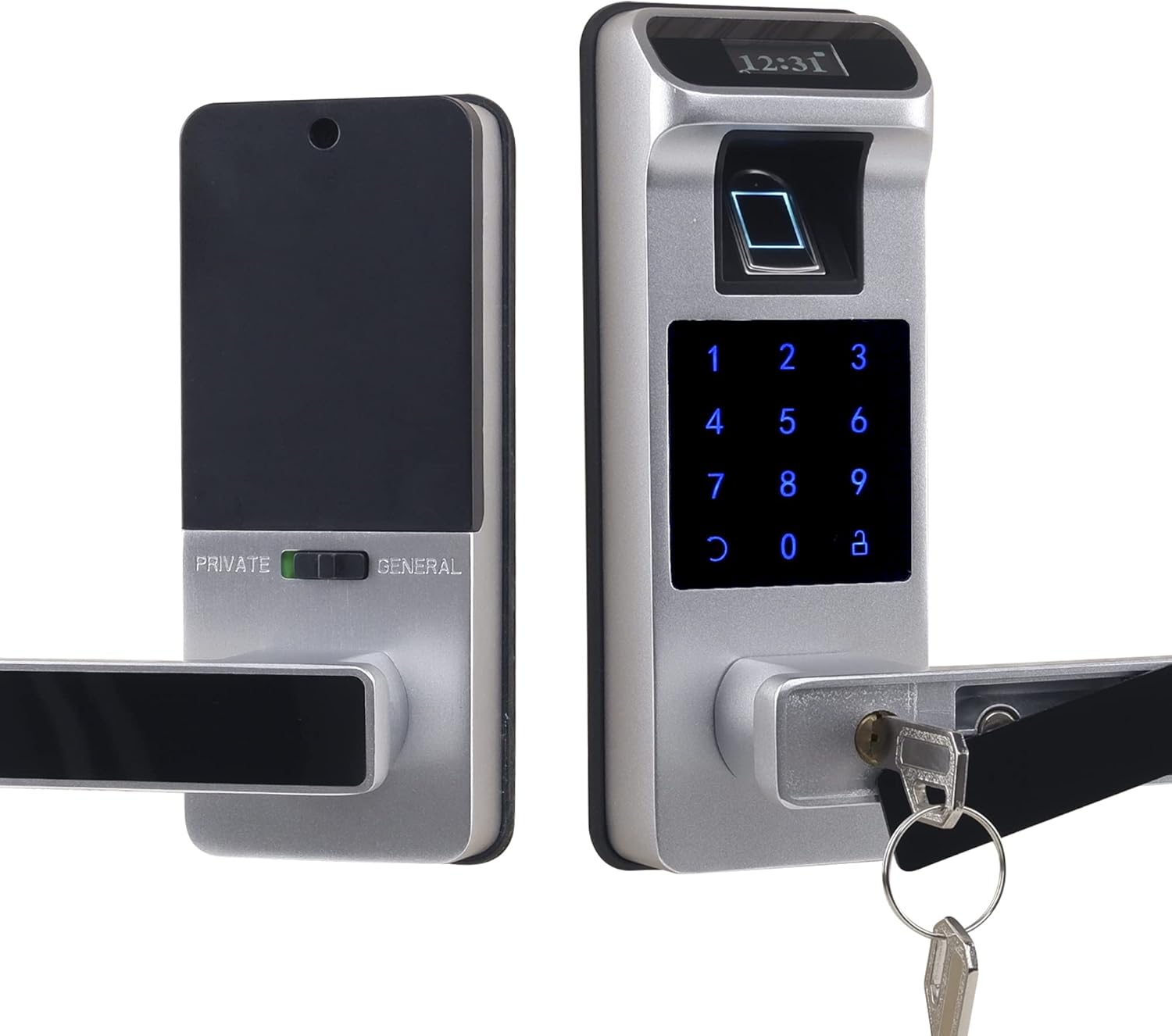 Sliver Electronic Digital Door Lock with Touchscreen Keypad Z54281
