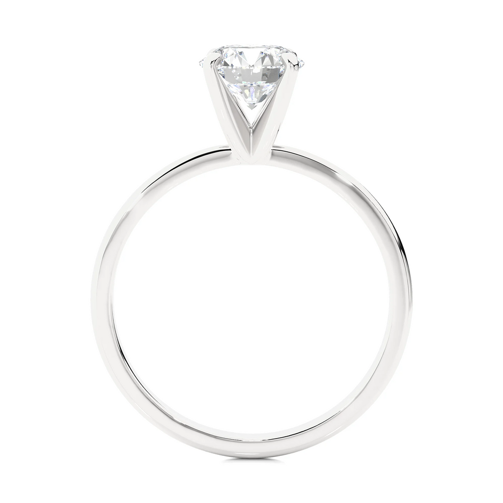14k White Gold Lab Grown Diamond Solitaire Engagement Ring U71586