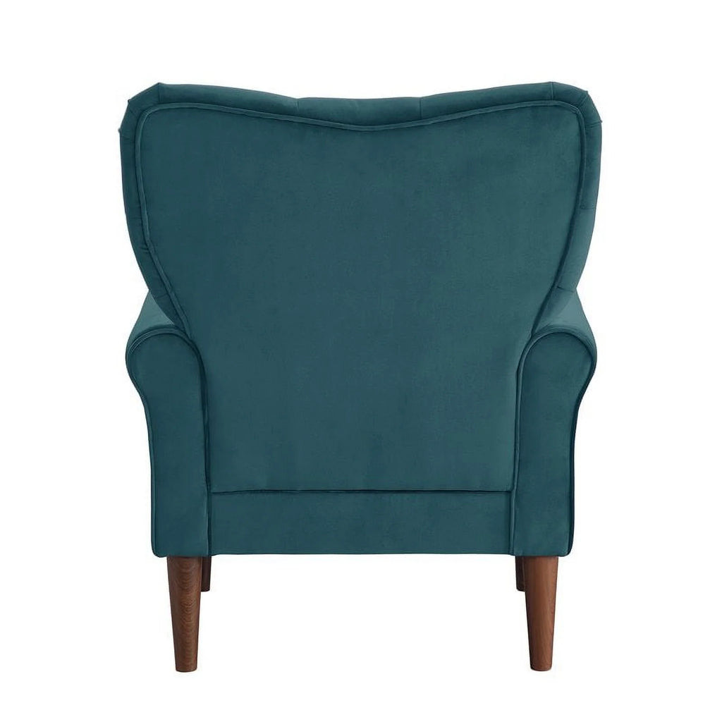 Teal Velvet Accent Chair M6909