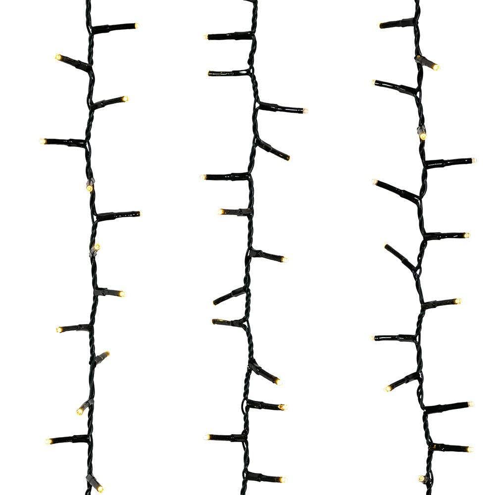 1800 Light 148' Green Wire Warm White Lights V5375