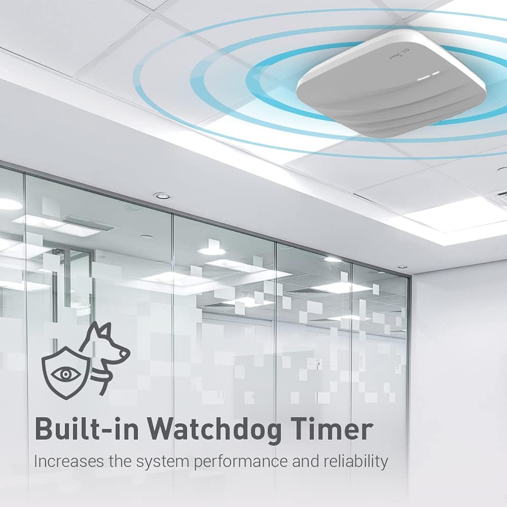 Gigabit Ceiling Wireless Access Point Dual Band AC1300 PoE Powered D686
