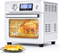16-in-1 Stainless Steel Air Fryer Toaster Oven Combo with Digital Temperature Control, 9 Accessories & Cookbook M17867