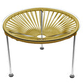 Gold Table with Chrome Frame I183426