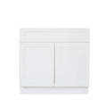 Shaker Sink Base Cabinet with 2 Doors in White T5960