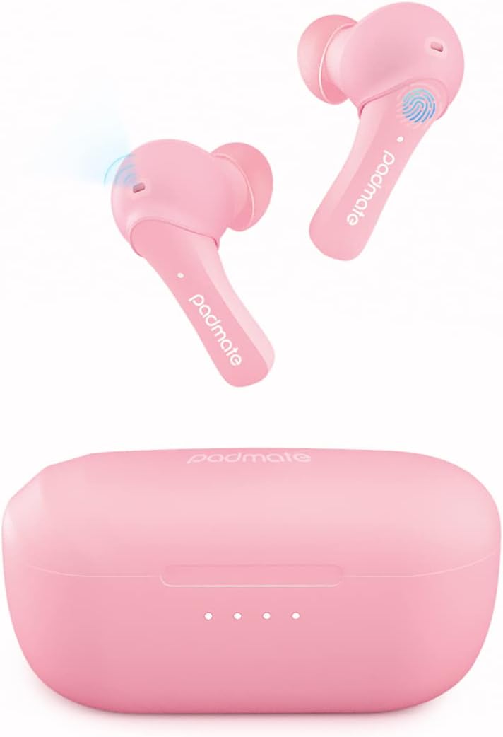 Pink Wireless Earbuds with Charging Case, Pack of 2 A16021