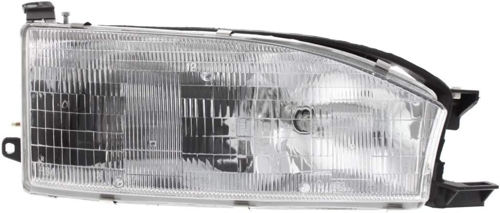Passenger Side Halogen Headlight for Toyota Camry 1992 1993 1994 T842076