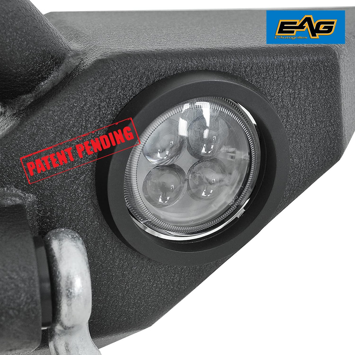 Front Bumper with LED Lights and Rear Bumper with Tire Carrier Combo Z301254