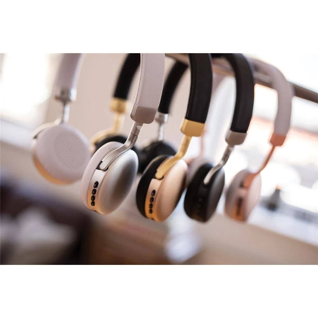 Metallic Bluetooth Headphones Black B8282