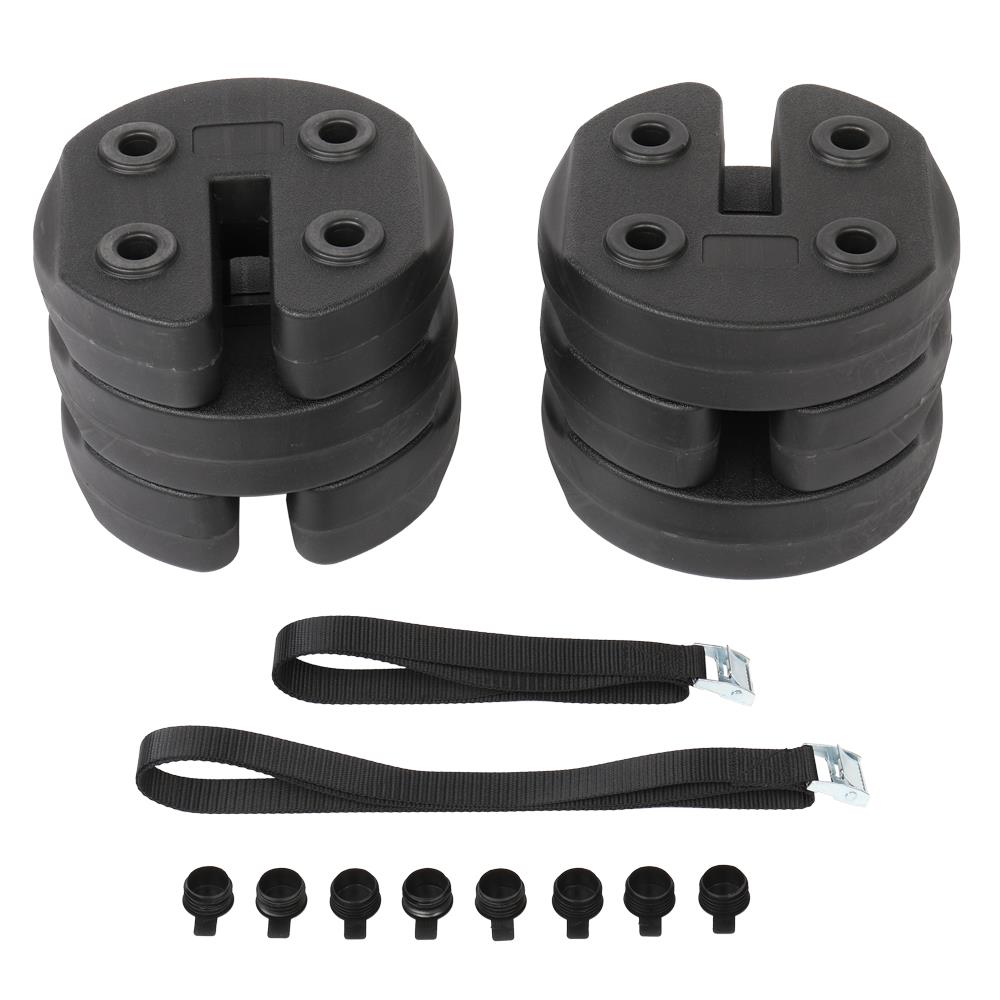 6Pcs Weight Plates Canopy Water Black M934