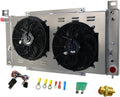 Aluminum 3 Row Radiator with Shroud and 2 x 14" Fan Relay Z282020