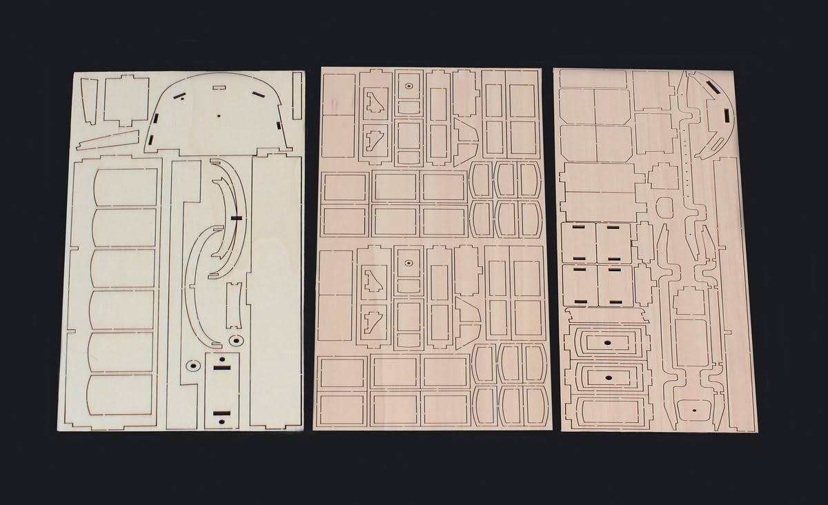 Lisboa Tram Wooden Model Kit, 1/24 Scale N86677