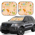 Foldable 2-Piece Car Front Window Sunshade D749949